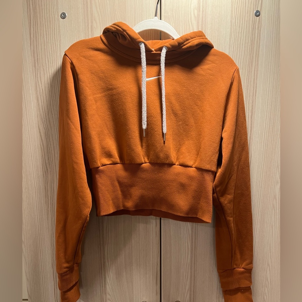 Nike Women's Sportswear Icon Clash Fleece Hoodie Orange